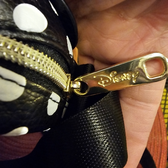 Minnie Mouse NWOT Buckle Down Bags Crossbody Bag Polka Dot Y2K Blk White Red - Picture 11 of 12